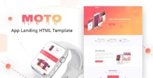 Moto – App Landing Page WordPress Theme 1.2.1