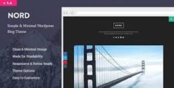 Nord - Minimal and Clean WordPress Personal Blog Theme 1.4.3