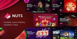 Nuts - Gambling, Casino & Betting WordPress Theme
