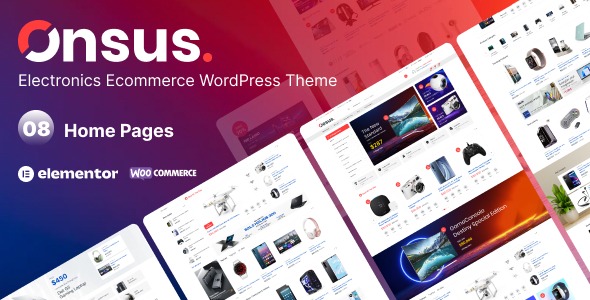 Onsus Electronics E commerce WordPress Theme