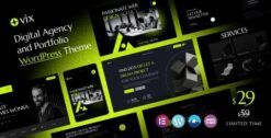 Ovix - Digital Agency & Creative Portfolio WordPress Theme