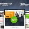 Pearson Specter Lawyer Attorney WordPress Theme