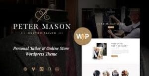 Peter Mason | Custom Tailoring and Clothing Store WordPress Theme 1.4.2