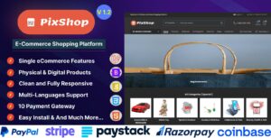 PixShop – E-Commerce Shopping Platform