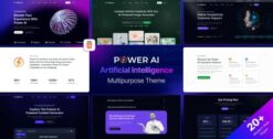 PowerAI - Artificial Intelligence Multipurpose WordPress Theme for Elementor
