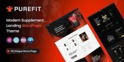 Purefit - Health Supplement WordPress Theme