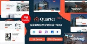 Quarter – Real Estate WordPress Theme 2.0.2