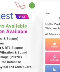 Quizest - Complete Quiz Solutions With Android App And Interactive Admin Panel 2.0.4