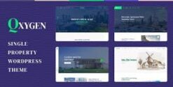 Qxygen - Single Property WordPress Theme 1.0.7