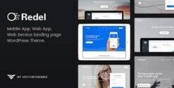 Redel - Responsive App Landing WordPress Theme 1.8.1