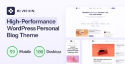 Revision - Optimized Personal Blog WordPress Theme 1.0.5