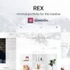 Rex Minimal WordPress Portfolio Theme