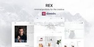 Rex - Minimal WordPress Portfolio Theme 4.0.0