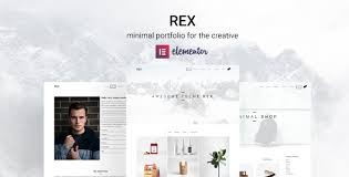 Rex Minimal WordPress Portfolio Theme