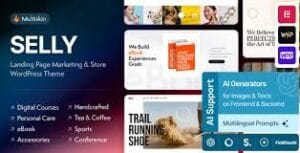 Selly - Landing Page Marketing & Store WordPress Theme 1.2