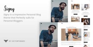 Signy - A Personal Blog WordPress Theme 1.9.1