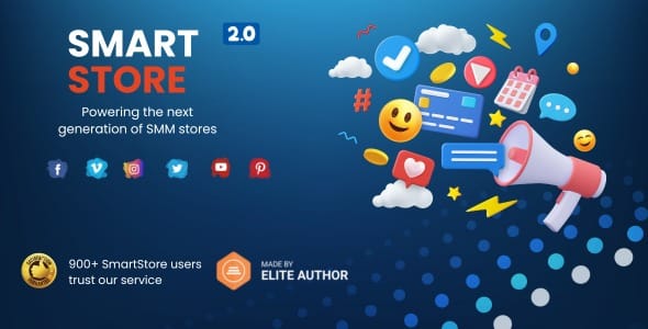 SmartStore - SMM Store Script 2.0