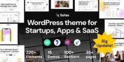Sofax - Software & Startup WordPress Theme 1.0.4