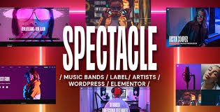 Spectacle Music WordPress Theme