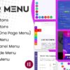 Super Floating and Fly Menu Sticky side one page navigator off canvas menu plugin for WordPress