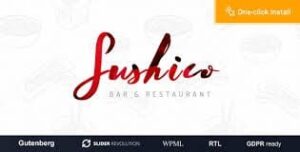Sushico - Sushi and Asian Food Restaurant WordPress Theme 1.1.2