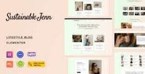 Sustainable Jenn - Eco Lifestyle Blog WordPress Theme 1.0.1