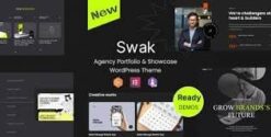Swak - Agency Portfolio & Showcase WordPress Theme 1.0.2