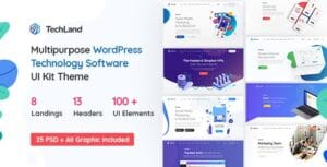 Techland - Multipurpose Technology Software WordPress Theme 1.9.0
