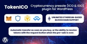 TokenICO – Cryptocurrency presale (ICO & IDO) plugin for WordPress 1.1.5