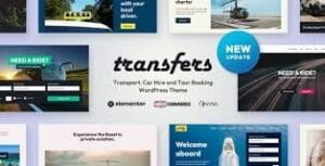 Transfers - Transport and Car Hire WordPress Theme 2.02