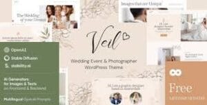 Veil - Wedding & Photographer WordPress Theme