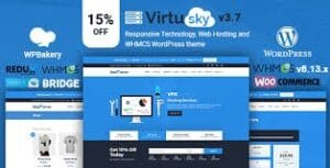 VirtuSky | Responsive Web Hosting and WHMCS WordPress Theme 3.5