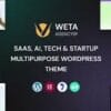 WETA SaaS Ai Tech Startup Multipurpose WordPress Theme