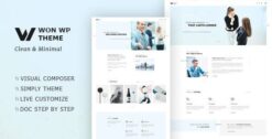 WON Creative Minimal WordPress Theme 1.2.5