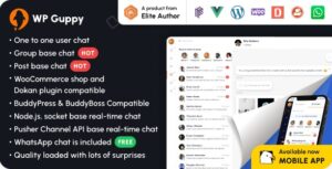 WP Guppy Pro - A live chat plugin for WordPress, WooCommerce and BuddyPress 4.3.2