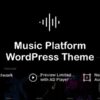 Waveme Music Platform WordPress Theme