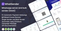 WhatSender - Whatsapp server and bulk sender (SAAS) 4.6.2