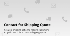 WooCommerce Contact for Shipping Quote 1.4.1