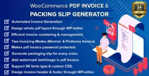 WooCommerce PDF Invoice & Packing Slip with Credit Note 2.4.0