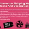 WooCommerce Shipping Icons And Description