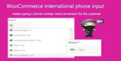 WooCommerce international phone input 2.1.5