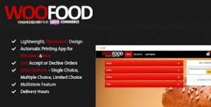 WooFood – Restaurant Menu & Ordering Plugin (Delivery & Pickup) for WordPress 2.7.7