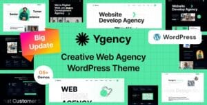 Ygency - Web Design Agency Elementor WordPress Theme 1.0.3