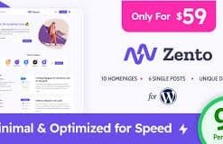Zento - Modern & Lightweight Blog for WordPress 1.4.5