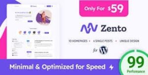 Zento - Modern & Lightweight Blog for WordPress 1.4.5