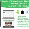 grocery delivery services ecommerce multi vendorsAndroid iOS Website ionic 7 Laravel