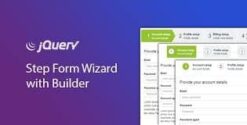 jQuery Step Wizard with Step Form Builder - Timon Step Form 2.5