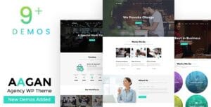 Aagan - Agency Startup WordPress Theme 3.6