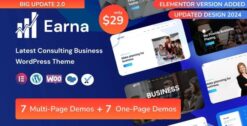 Earna - Business Consulting WordPress 1.1.2